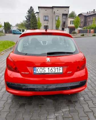 Peugeot 207 cena 11000 przebieg: 246000, rok produkcji 2009 z Oświęcim małe 67